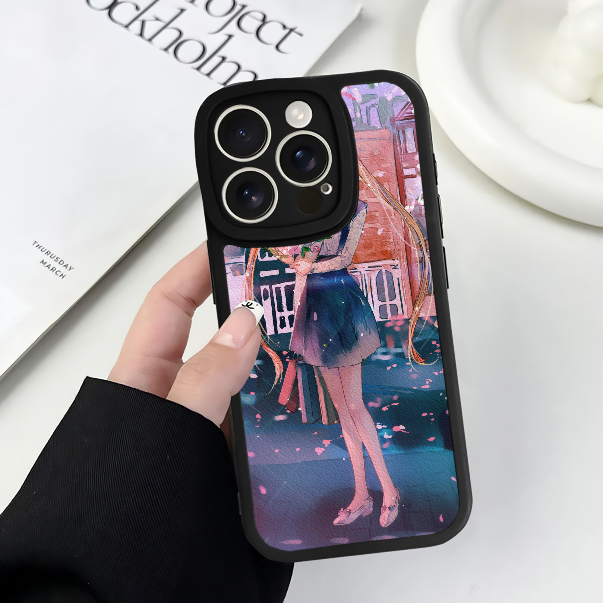 （画像用） 美少女戦士セーラームーン Sailor Moon 【iPhone 16シリーズ対応】シリコンスマホケース（レザー調） 材質：シリコン